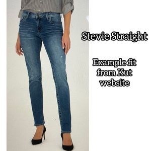 Kut from the Kloth Stevie ankle Straight Sz 8